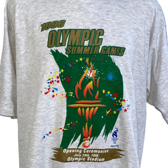 Vintage Champion XL Atlanta 1996 Summer Olympics Opening Ceremony T-Shirt NWT - Picture 3 of 8